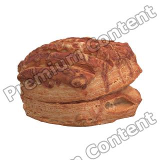 Savoury Cheese Pagatche Cake 3D Scan Retopo